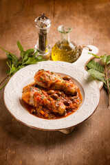 chicken cacciatora, traditional italian recipe