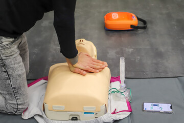 first aid course - company safety - cardiac massage - Basic Life Support