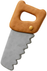 A handheld saw with a wooden handle, ideal for woodworking, carpentry, and DIY projects.