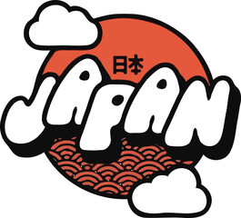 Japan word art