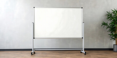 blank white billboard