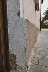 Damaged Building Corner