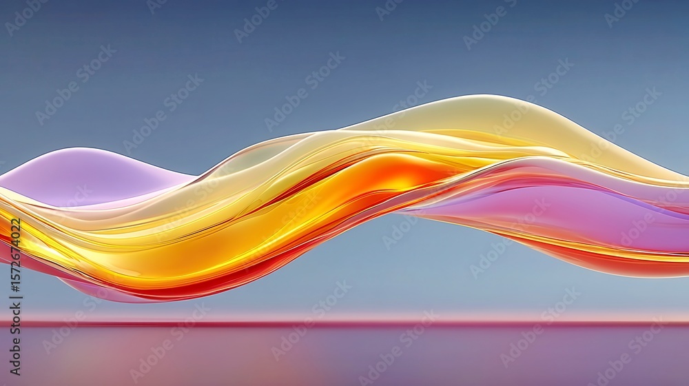 Aufkleber holographic data surge, vibrant pastel trails of dynamic holograms in a sleek gradient design, creat