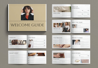 Welcome Guide Template Landscape