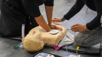 first aid course - company safety - cardiac massage - Basic Life Support