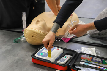BLSD. first aid course - company safety - cardiac massage - Basic Life Support