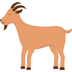 Cute Islamic Sacrificial Animal. Eid alAdha festive cow in yellow and orange, representing sacrifice. Perfect for cultural, religious, Eid alAdhathemed designs and projects