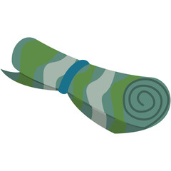 Carpet Illustration. Cartoon wool carpets. Cartoon woven rugs, textile wool modern carpets. Trendy living room, bedroom or bath interior decor, cozy carpets vector symbols set. Home textile collection