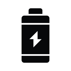 Obraz premium Get this glyph icon of power cell energy storage