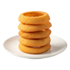 Stack of Golden Onion Rings