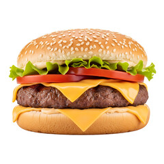 Classic Double Cheeseburger with Toppings