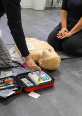 first aid course - company safety - cardiac massage - Basic Life Support