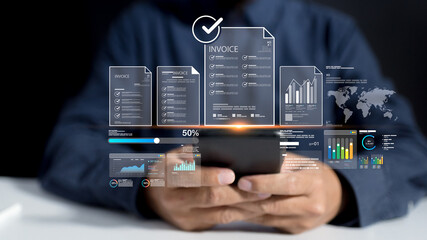 Electronic billing and payment system supports business finance, online loan management, tax...