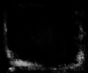 Black grunge scary horror background, old wall, space for your design, copy space