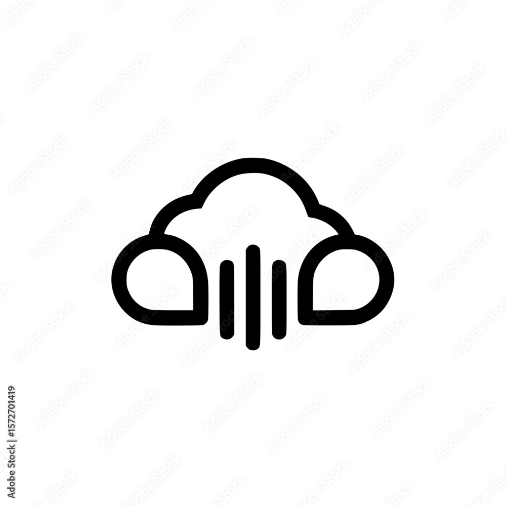Poster silhouette pictogram set of isolated vector icons depicting various activities including weather phe