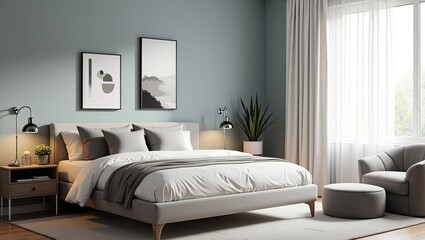 modern bedroom interior