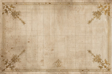 grunge paper with frame