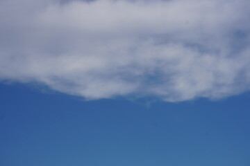 clear blue sky with white clouds in the sky 