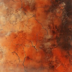 A close-up view of cracked earth showcasing warm shades and natural patterns. the texture highlights geological processes and environmental effects, emphasizing dry, rugged surfaces.