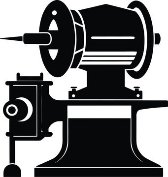black vintage pencil sharpener machine clip art preview