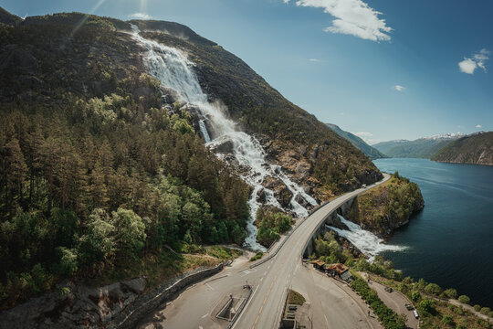 langfoss from the air