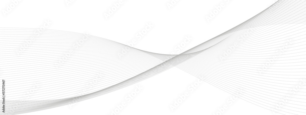 Poster Abstract background with wave and curve line. Curve wave seamless pattern. Thin line wavy abstract vector background. Curve wave seamless pattern. Vector illustration.
