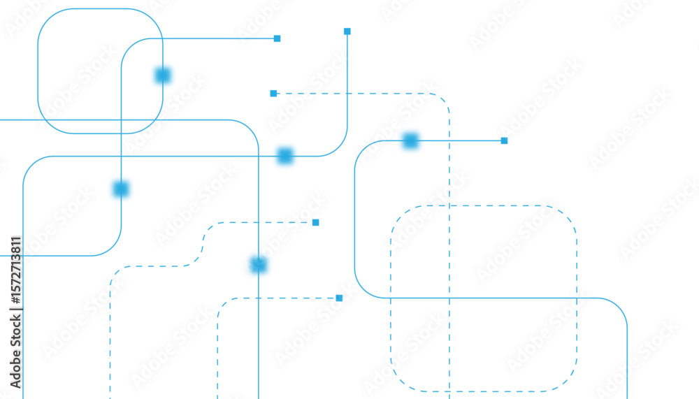 Poster abstract futuristic technology background. technology background with crossed lines and dots.