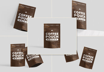 Coffee Pouch Mockup