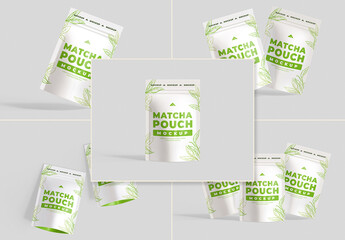 Matcha Pouch Mockup