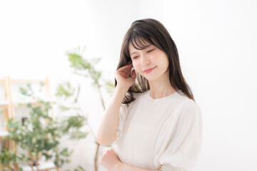 女性　ヘアケア
