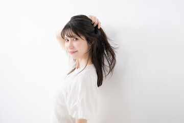 女性　ヘアケア