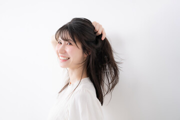女性　ヘアケア