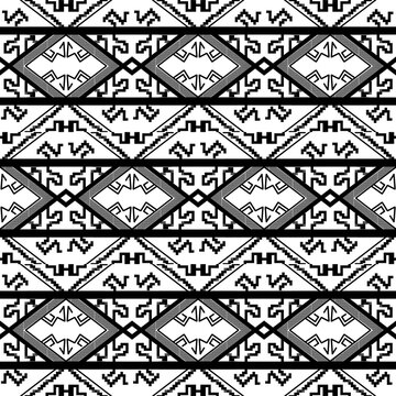black and white seamless pattern