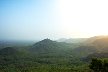 A perfect beauty from the height of jam gate of indore, madhya pradesh, india.