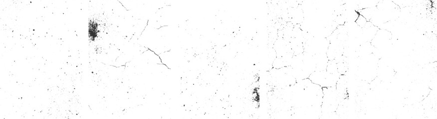 Grunge textures set. Distressed Effect. Grunge Background. Vector textured effect. Vector illustration. Cracks transparent background