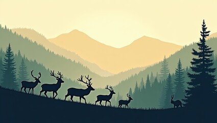deer in the forest