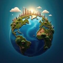 planet earth in space