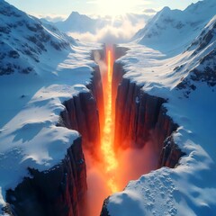 Earthquakes and lava in various forms And the ground conditions in different air