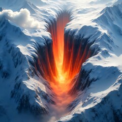 Earthquakes and lava in various forms And the ground conditions in different air