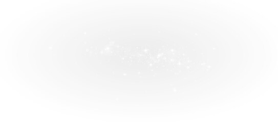 Golden Sparkles and Shining Dust . Christmas Light Effect with Glowing Stars, Magical Spark Particles, Glitter Confetti Overlay on Transparent Background for Festive Vector Design.PNG