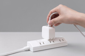 TypeC USB. USB outlet, USB power adapter, USB charger, USB power plug. タイプC-USB....