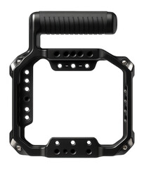 Camera cage with protective frame and multi-point mounting capability