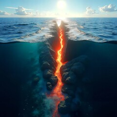 Earthquakes and lava in various forms And the ground conditions in different air