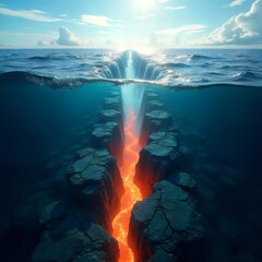 Earthquakes and lava in various forms And the ground conditions in different air
