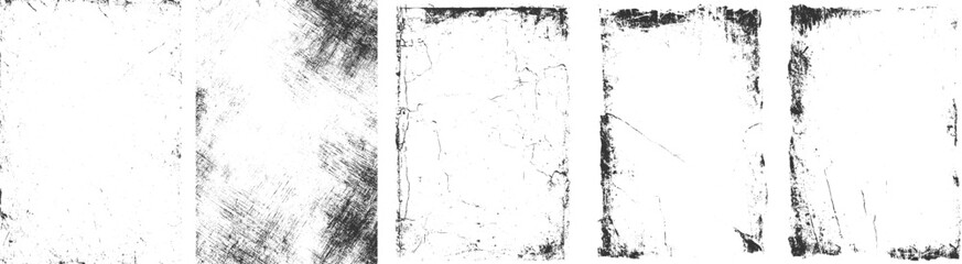   old dirty concrete overlay vector Set of grunge texture overlays. and transparent background