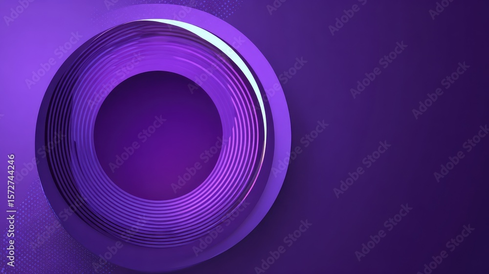 Poster dark to light gradient purple background with faint geometric pattern and central copy space