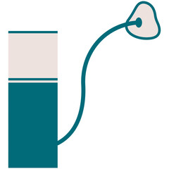 Tuberculosis Disease Element. Microbe icon vector image. Can be used for Tuberculosis.