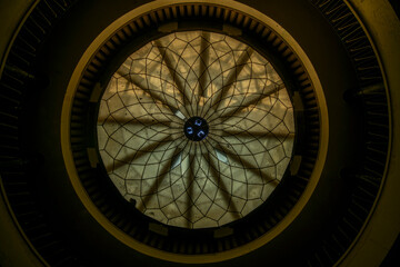Abandoned Art Deco Interior with Urban Decay