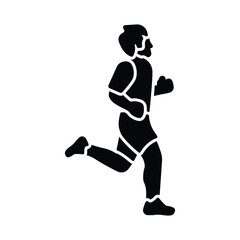 Running Vector Icon which can easily modify or edit
