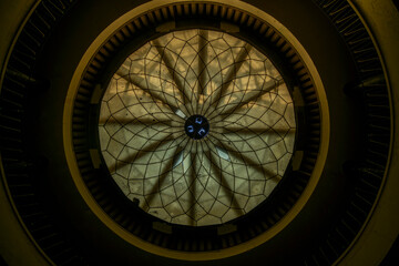 Abandoned Art Deco Interior with Urban Decay